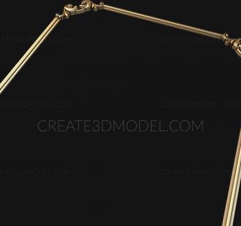 Figured frame (RMF_0670) 3D model for CNC machine